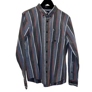 Hollister Coupe Slim Epic Flex Long Sleeve Button Down Size Medium NWT